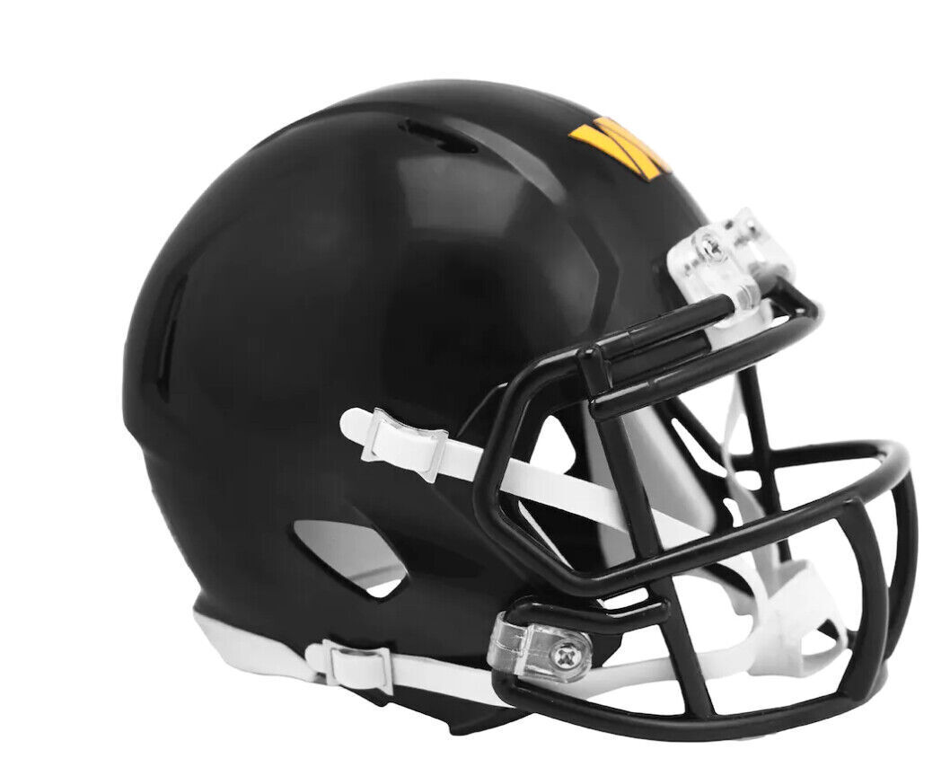 Washington Commanders 2024 Alternate Black Riddell Speed Mini Helmet