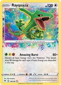Rayquaza 138/185 Amazing Rare NM