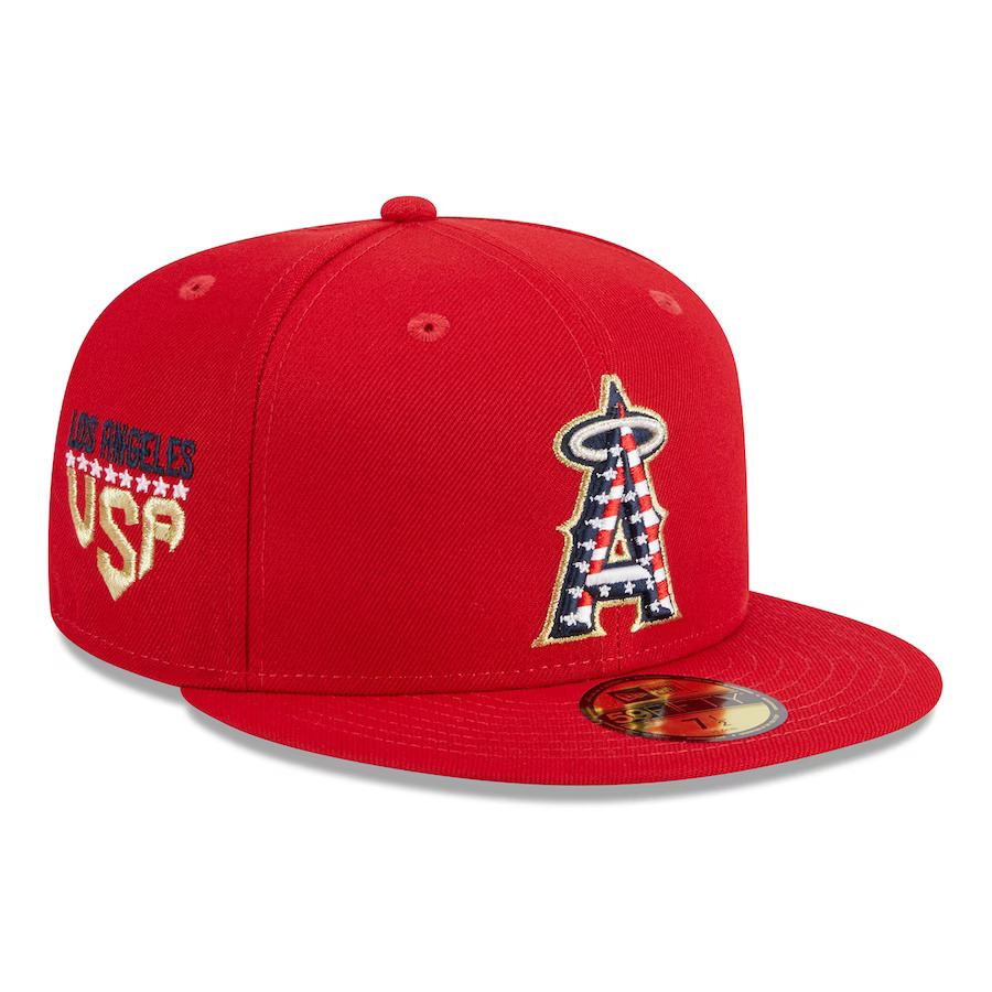 Los Angeles Angels 2023 New Era 59FIFTY 4th of July Hat