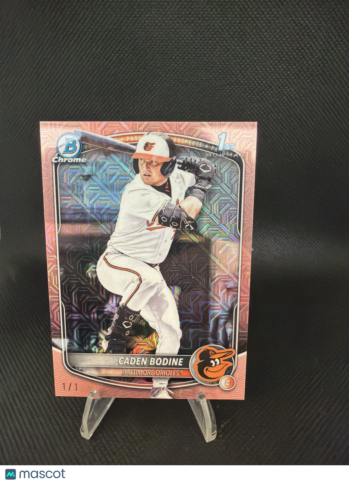 2025 1st Bowman Caden Bodine Rose Gold Mojo 1/1