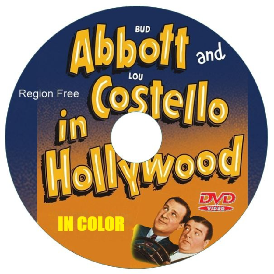 Abbott and Costello in Hollywood in Color. DVD.