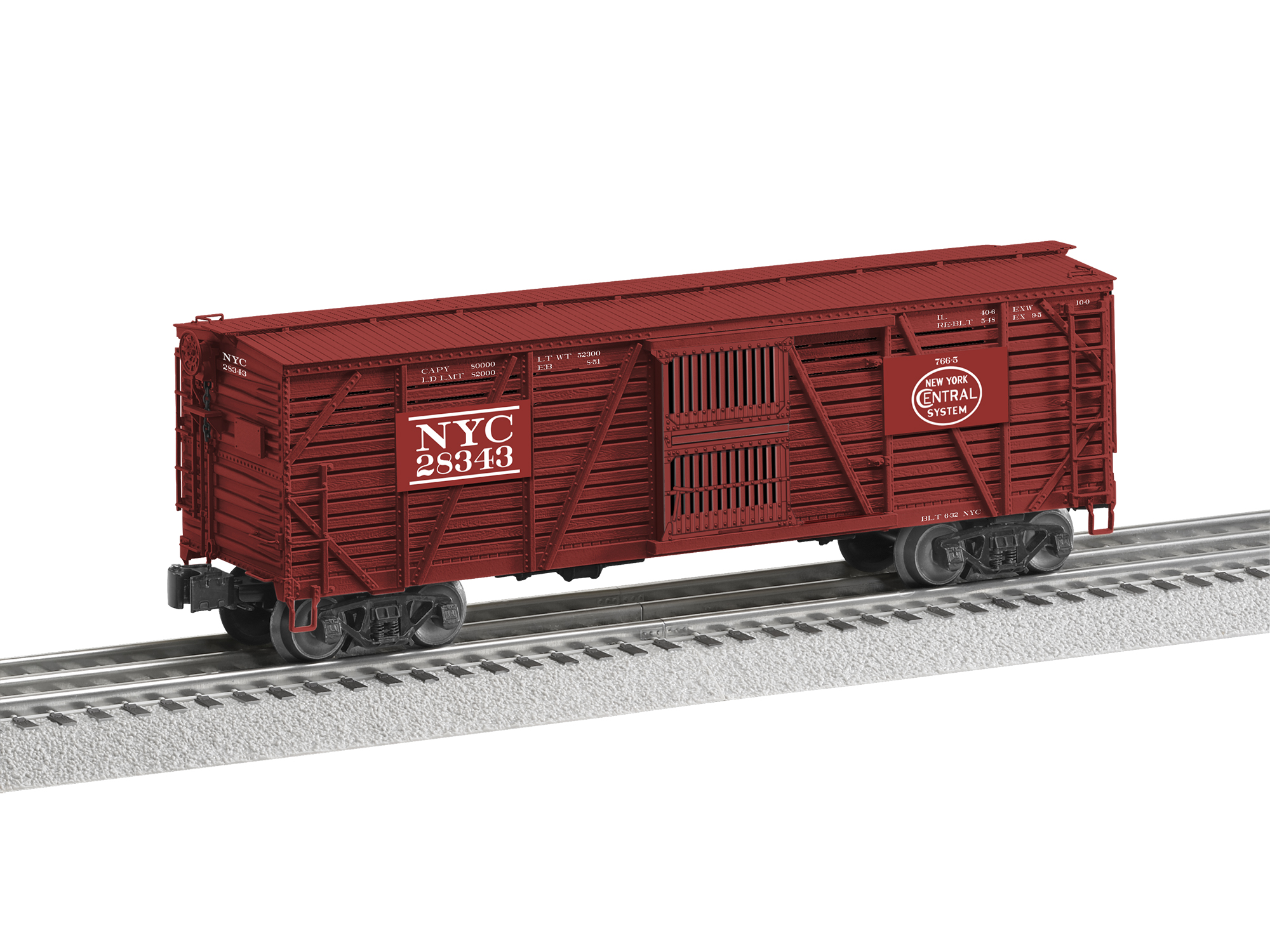 Lionel New York Central Vision Stock Car O Scale 3 Pack #28343, 28349, 28361 2226890