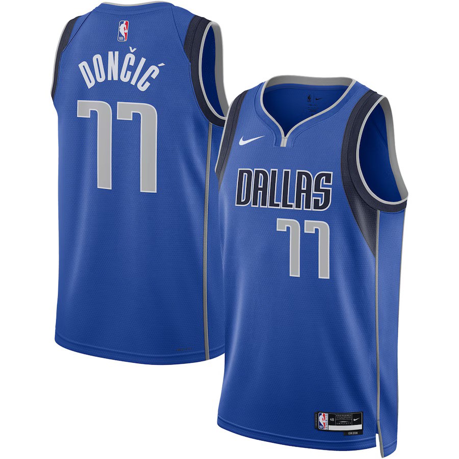 Dallas Mavericks Luka Doncic Nike Royal Blue Icon Jersey