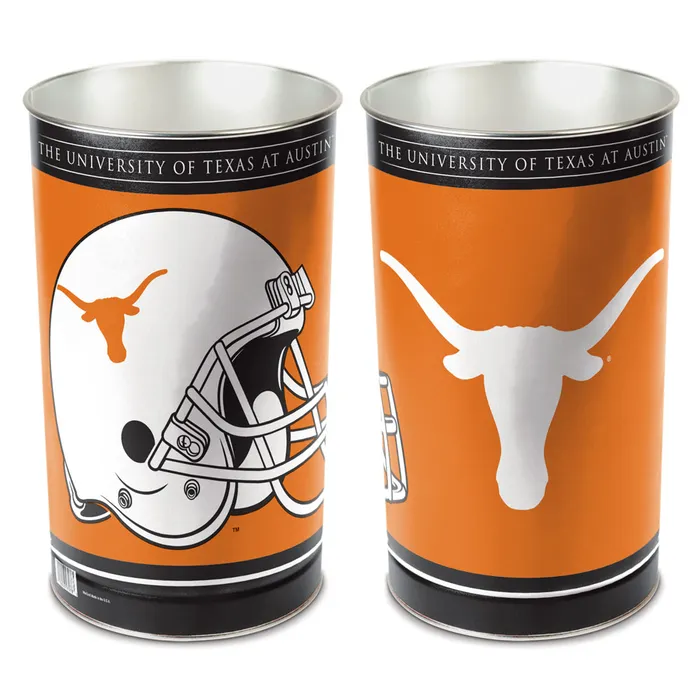 Texas Longhorns Wastebasket 15"