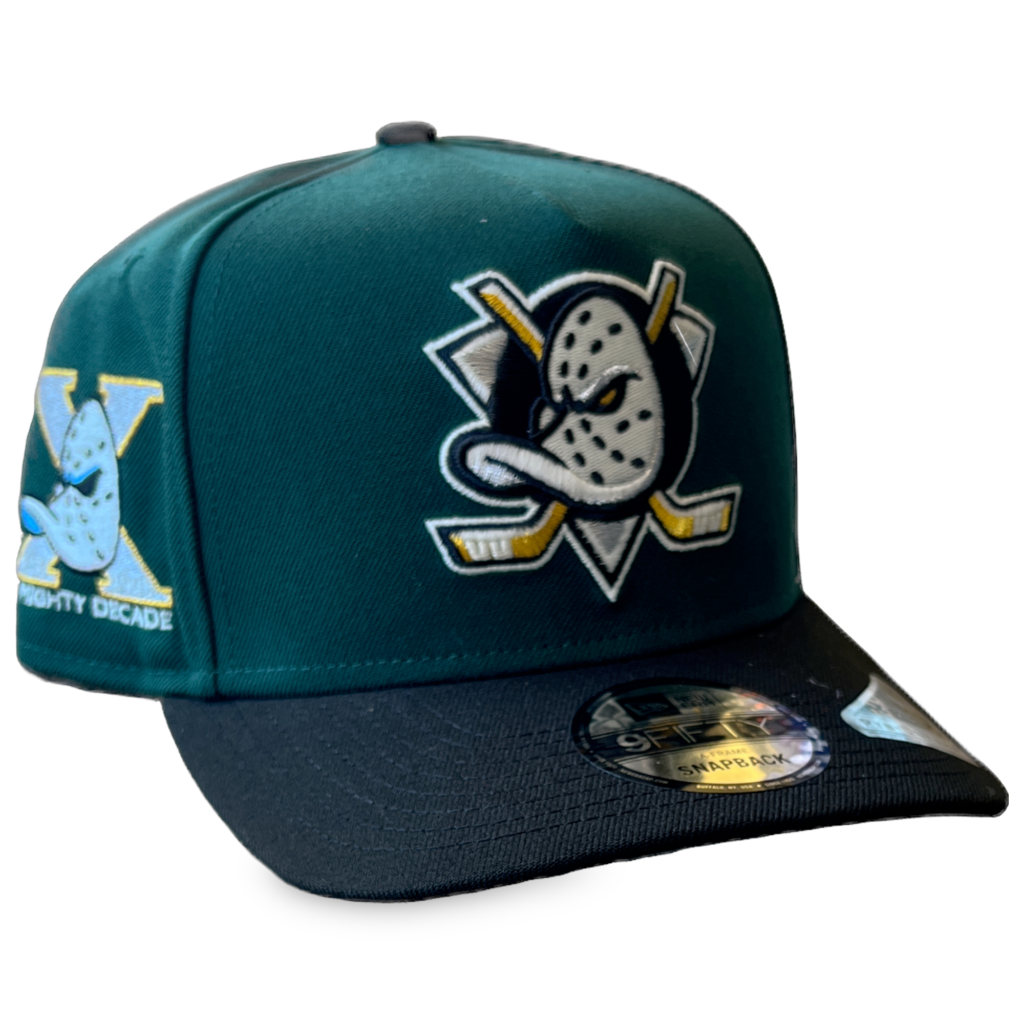 Anaheim Ducks Green/Black New Era 9FIFTY Mighty Decade Snapback Hat