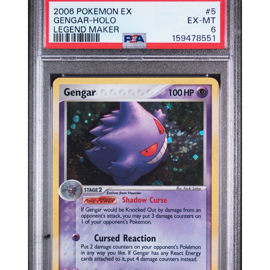Psa 6 Gengar Holo Legend Maker Graded Card