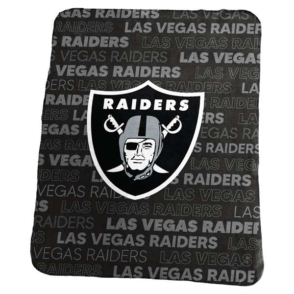 Las Vegas Raiders Logo Brands Classic Fleece Blanket - 50x60"