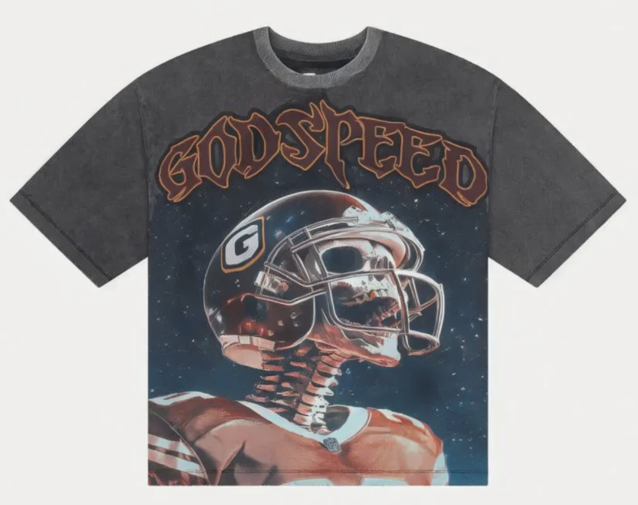 GODSPEED MORALE T-SHIRT GREY WASH