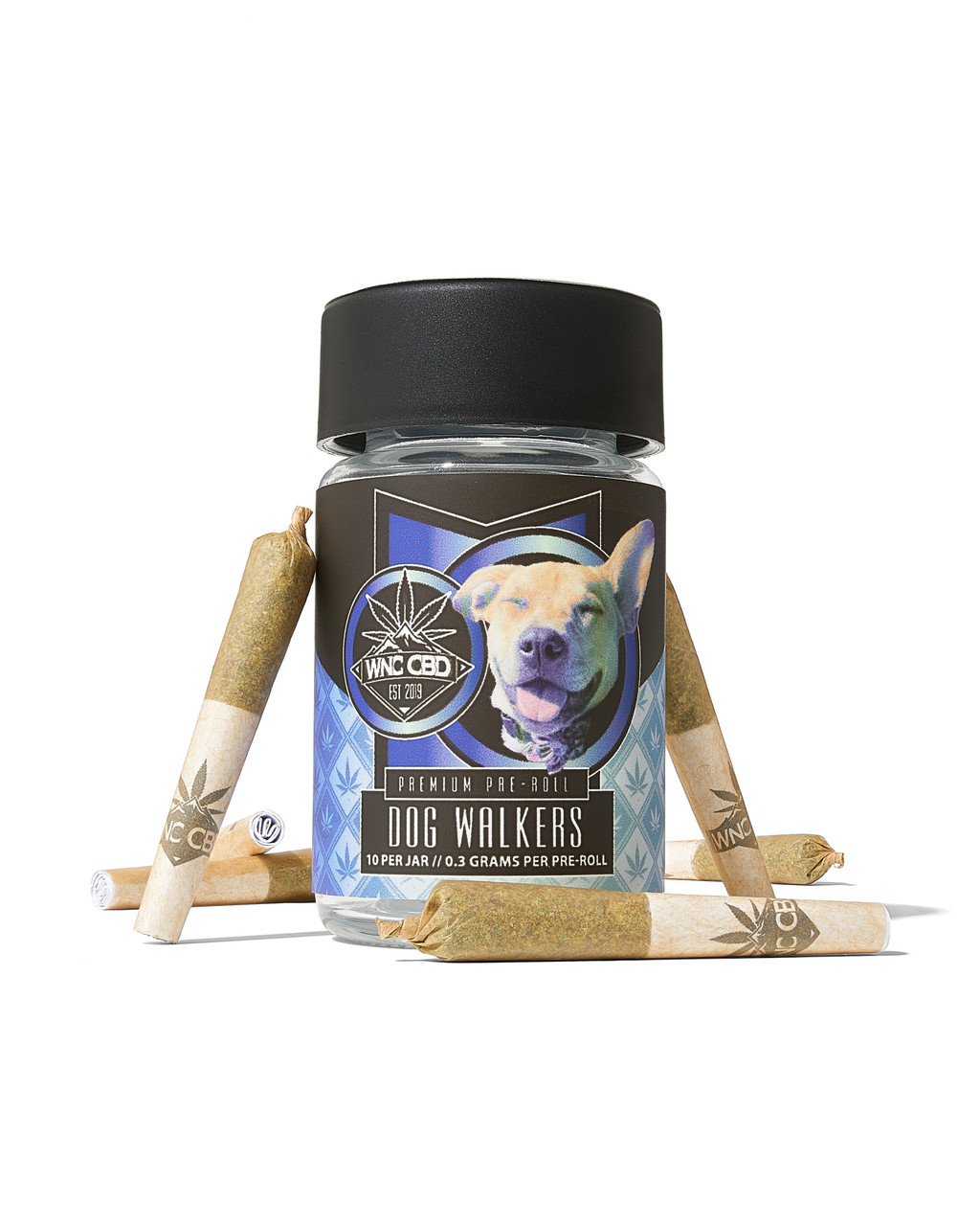 Dog Walker THCa Mini Joints 10 Pack - Blue Dream