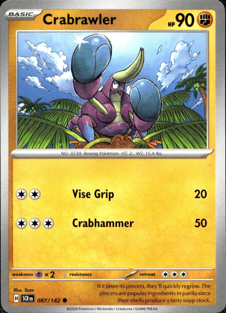Crabrawler - SV07 87/142