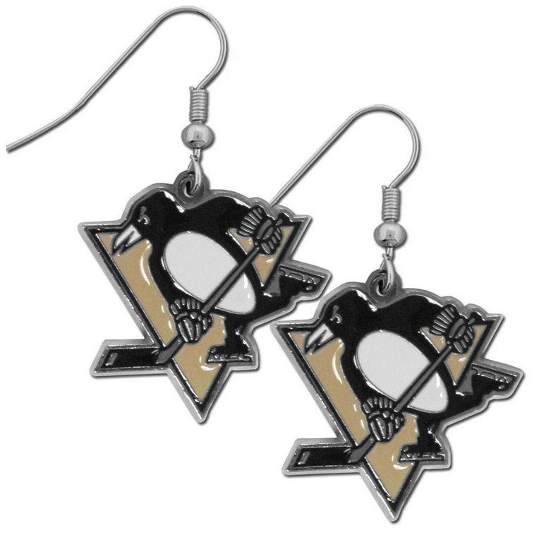 Pittsburgh Penguins Dangle Earrings