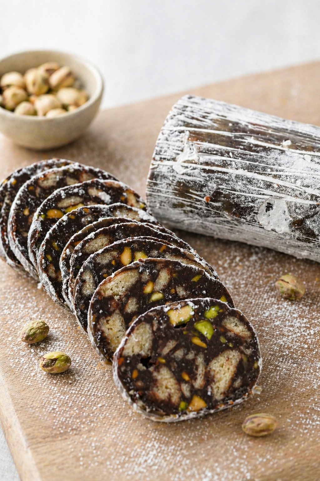 6 Piece Chocolate Salami at Biada Ravioli Kitchen, Logan UT