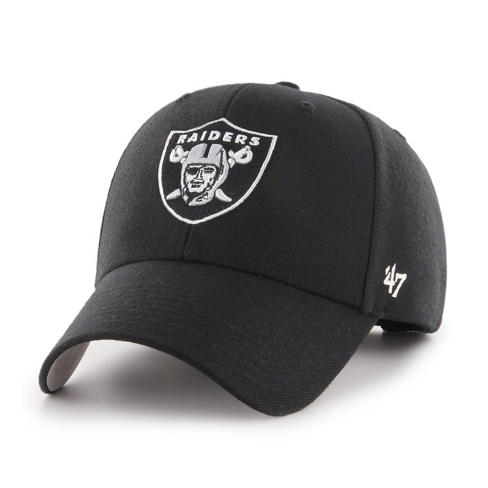 Las Vegas Raiders Black '47Brand MVP Adjustable Hat