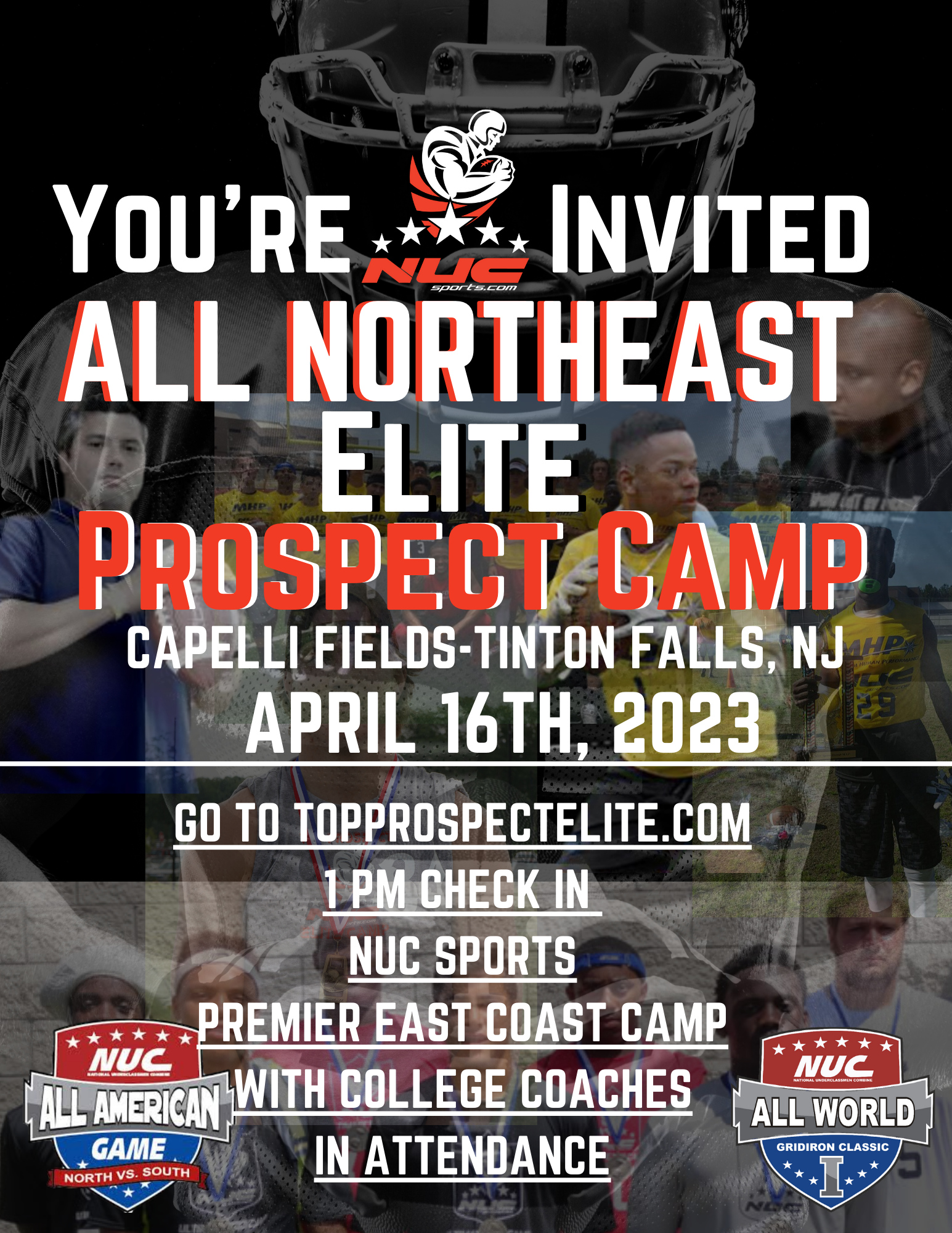 Coach Schuman's All Northeast Camp, April 16th, 2023, Tinton Falls, NJ, with College Coaches