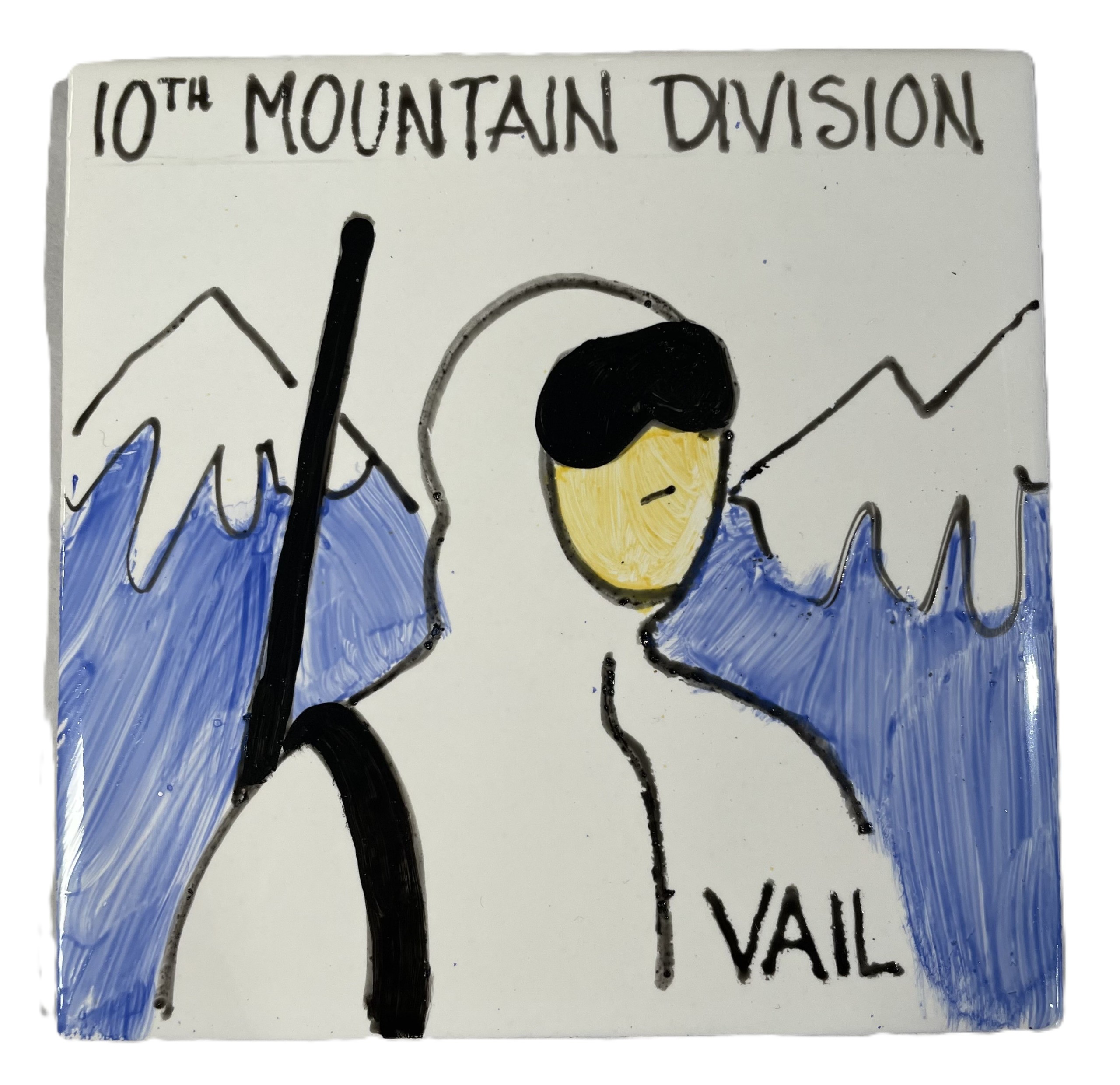 10th Mountain Division Ski Soldier Coaster