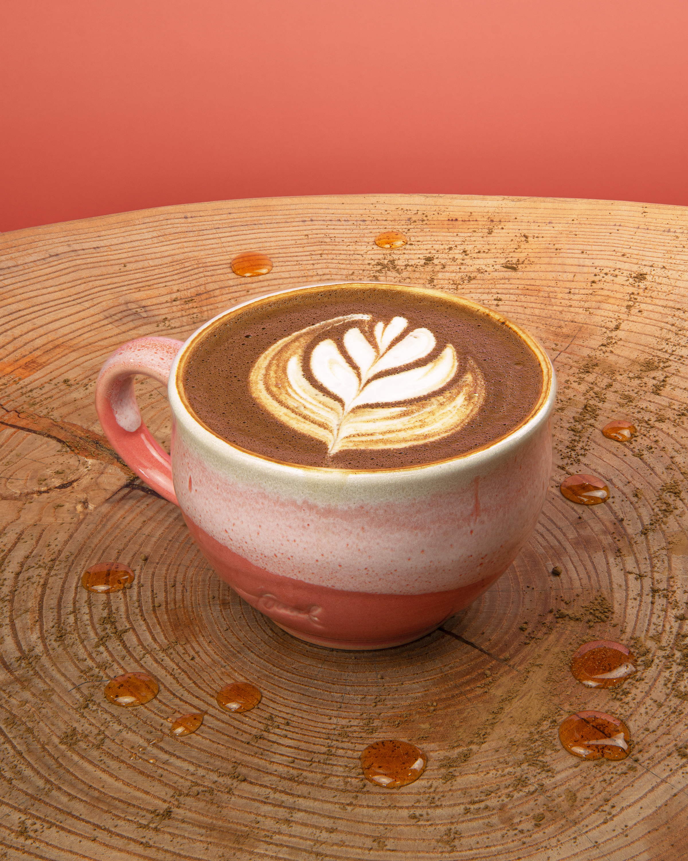 Honey Hojicha Latte