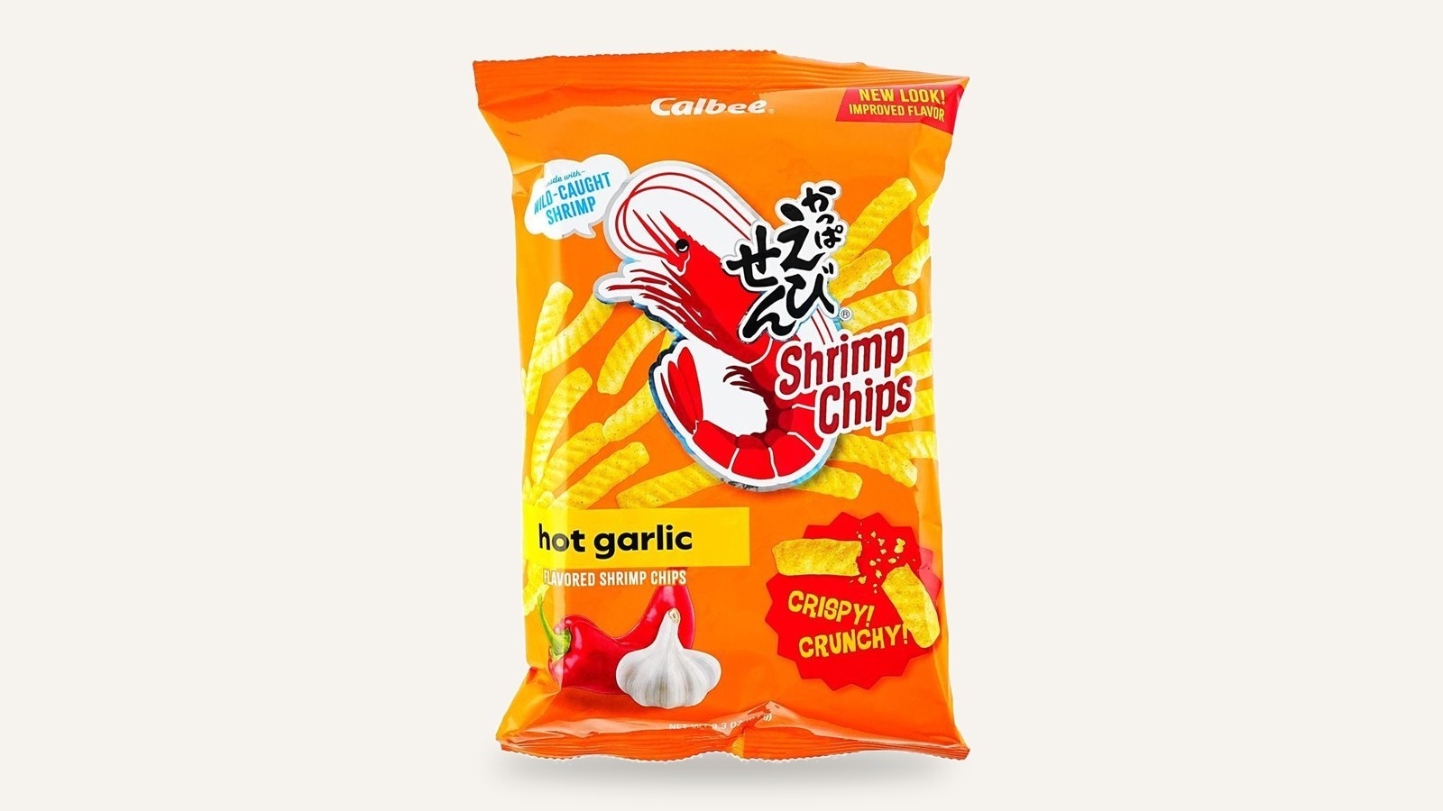 Calbee Hot Garlic Shrimp Chips