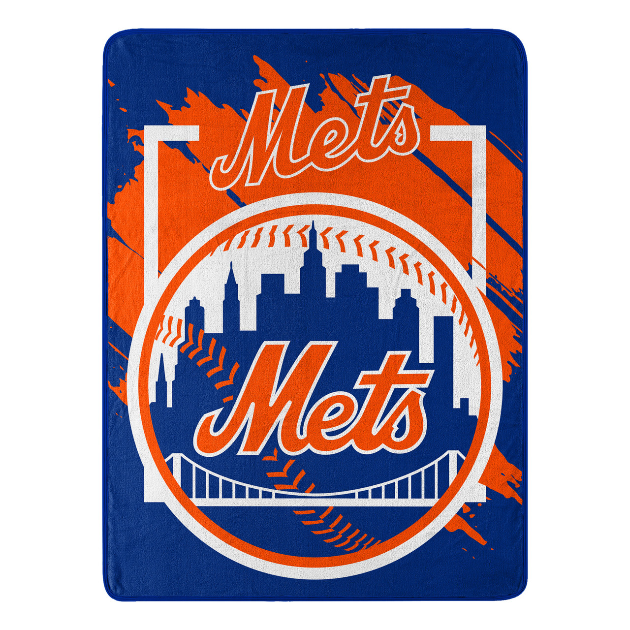 New York Mets Micro Raschel Dimensional Design Blanket