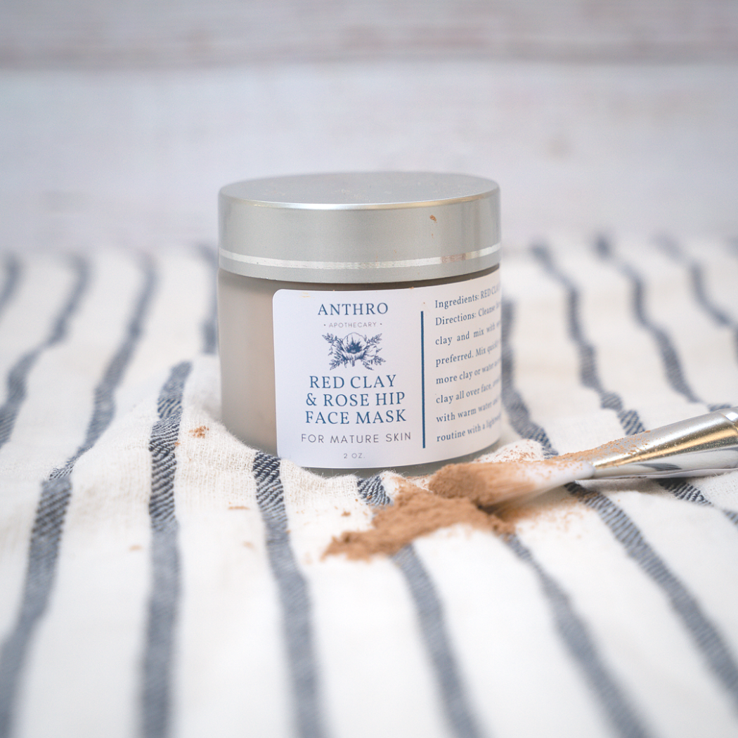 Anthro Apothecary - Red Clay & Rose Hip Face Mask
