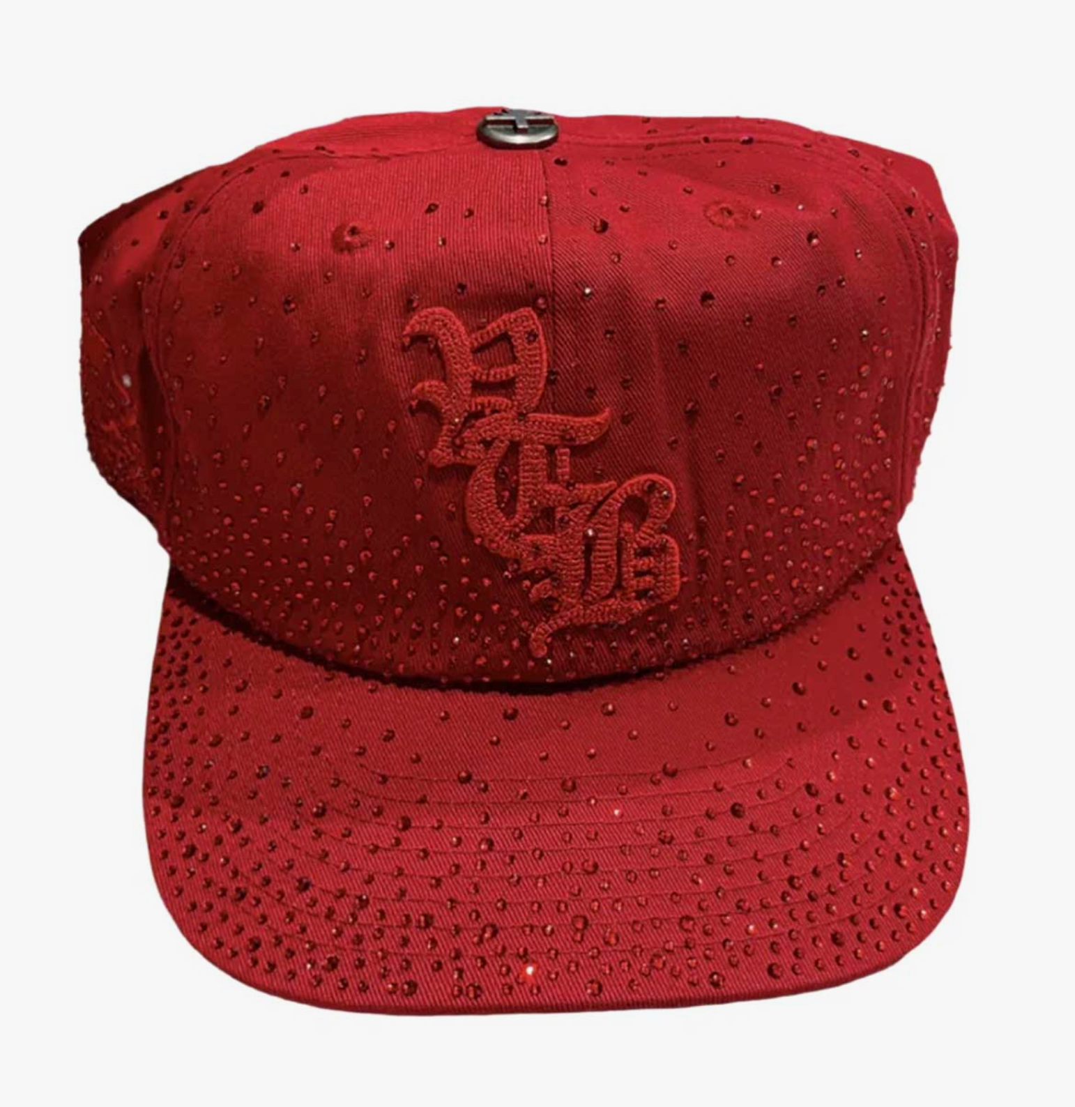 Vertabrae Obsidian Rhinestone Snapback