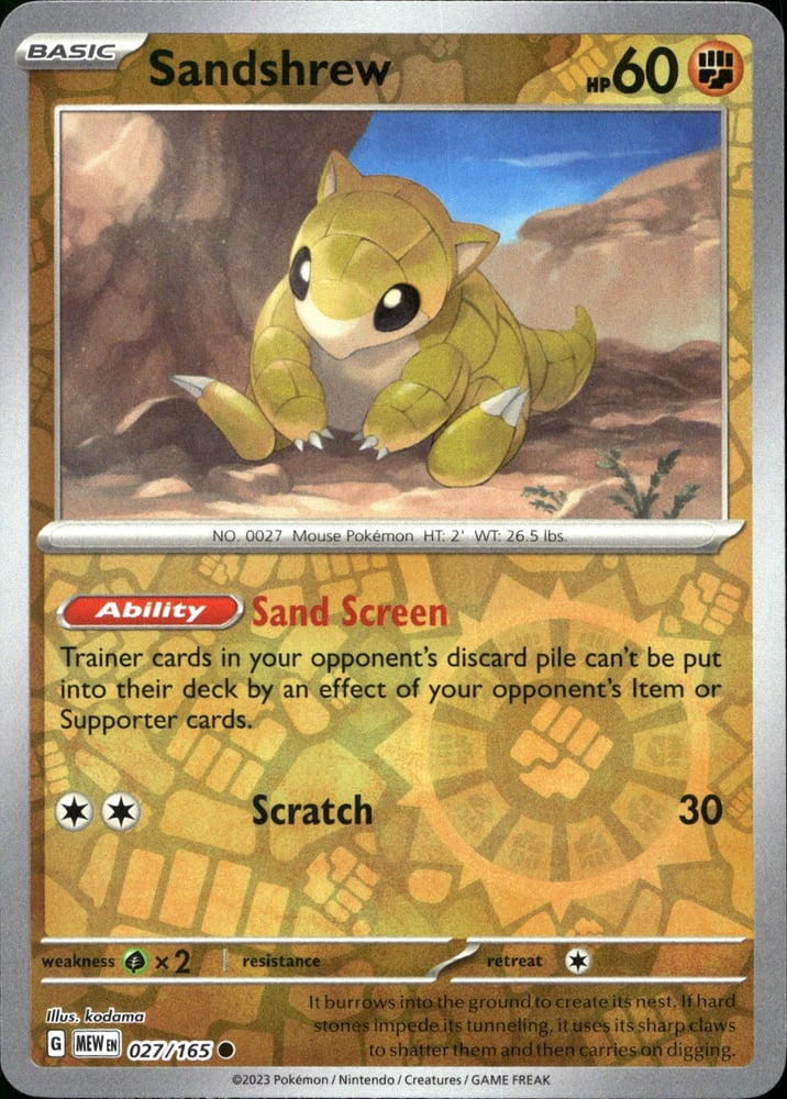 Sandshrew - SV03.5 27/165