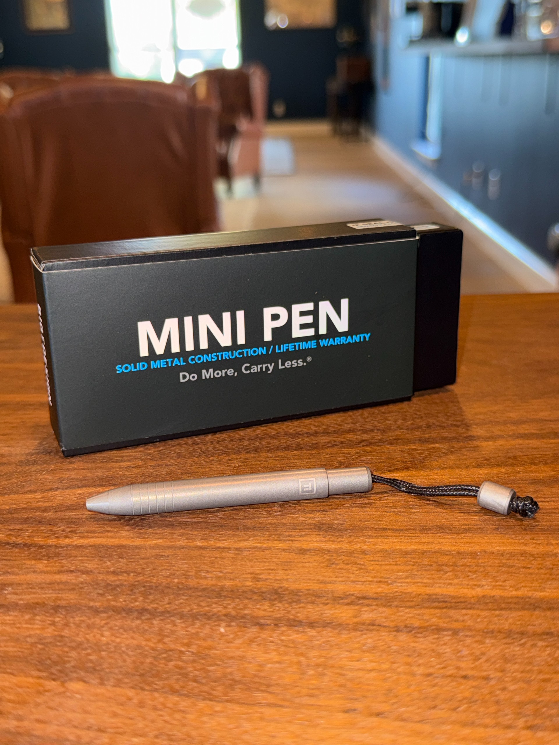 Big I Design - Ti Mini Pen Machined Raw