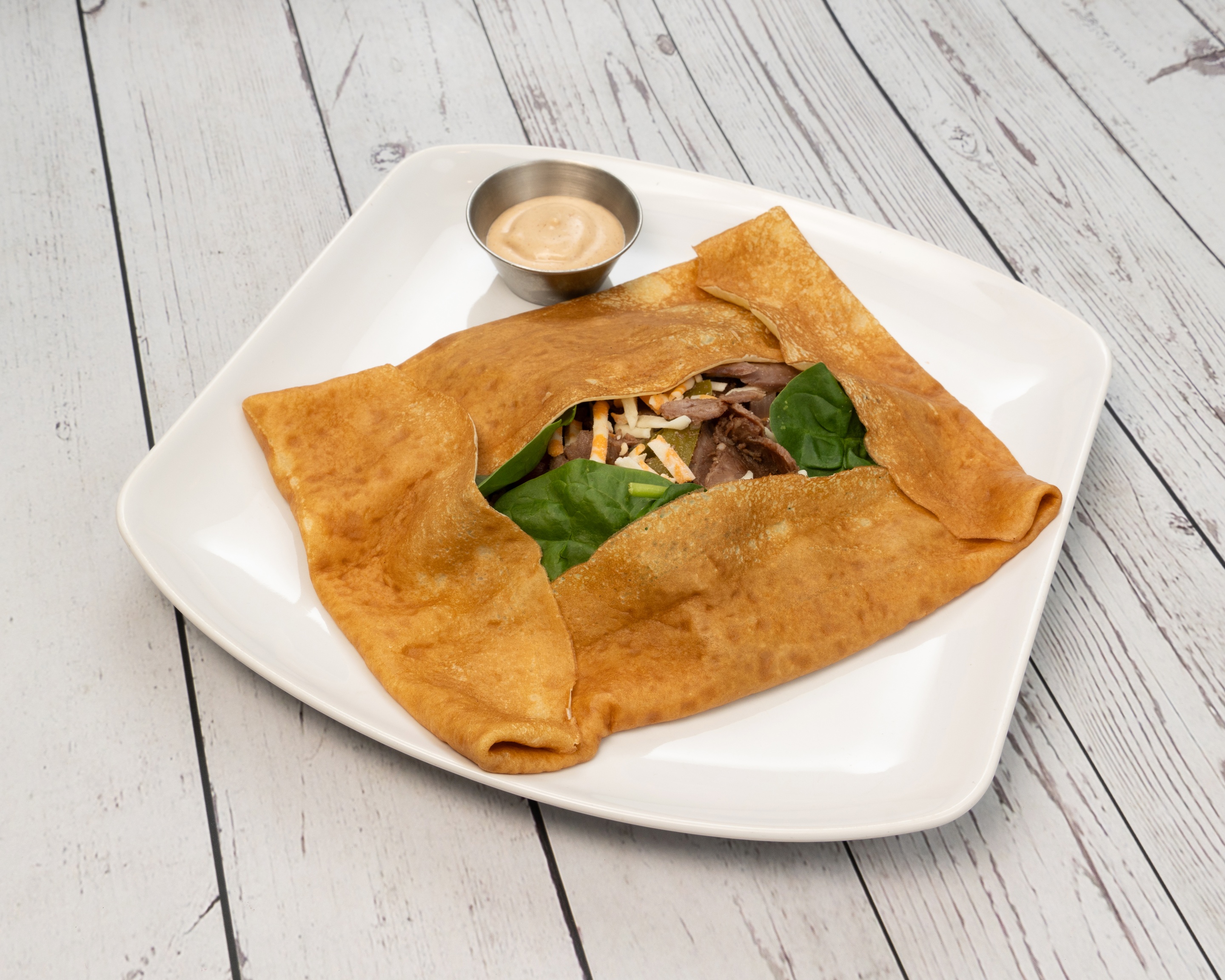 Beef Steak Crepe