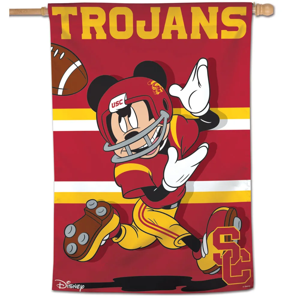 USC Trojans Disney Theme Vertical Flag 28x40"