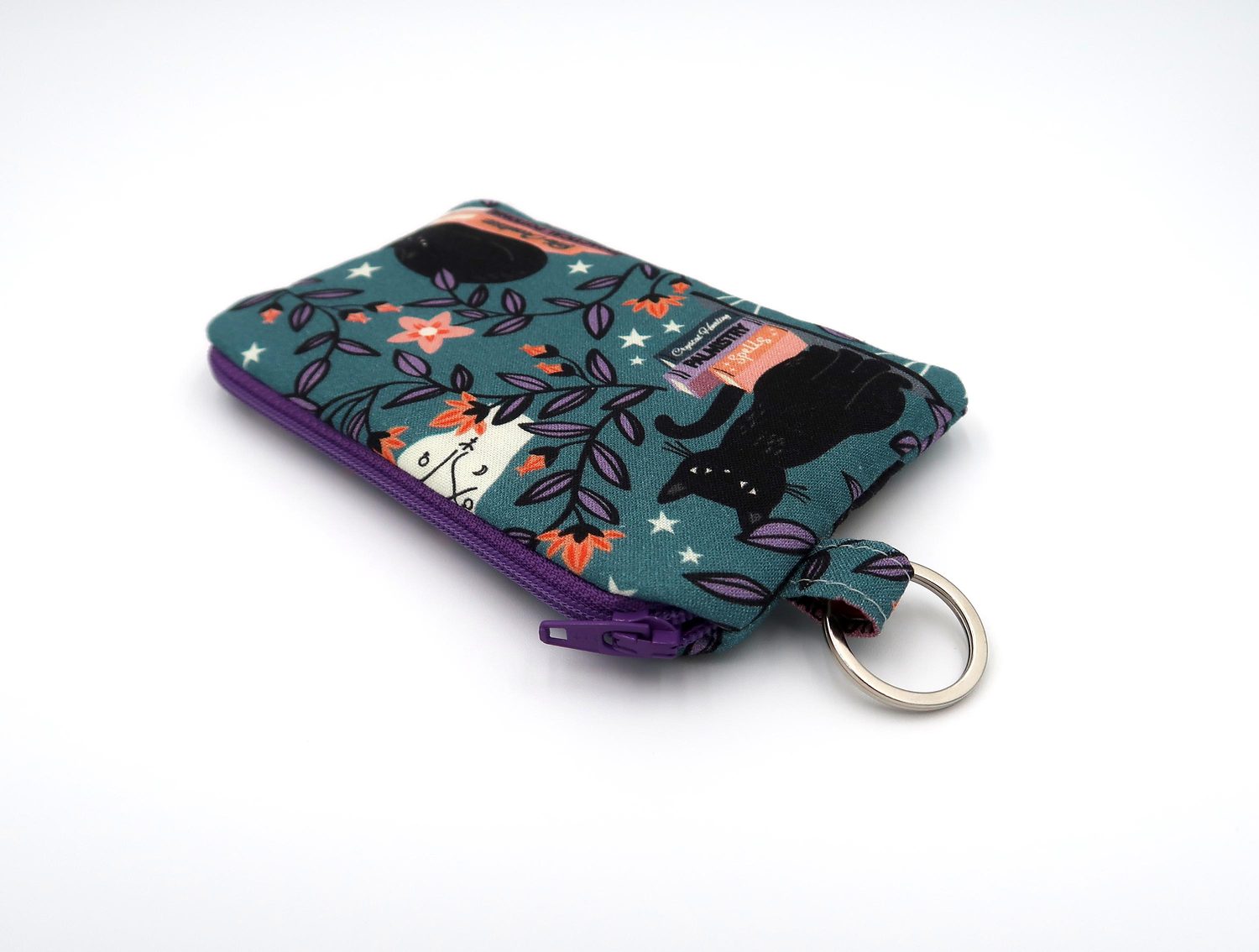 Keychain Pouch – Spellbound Black Cats, photo 3 of 4