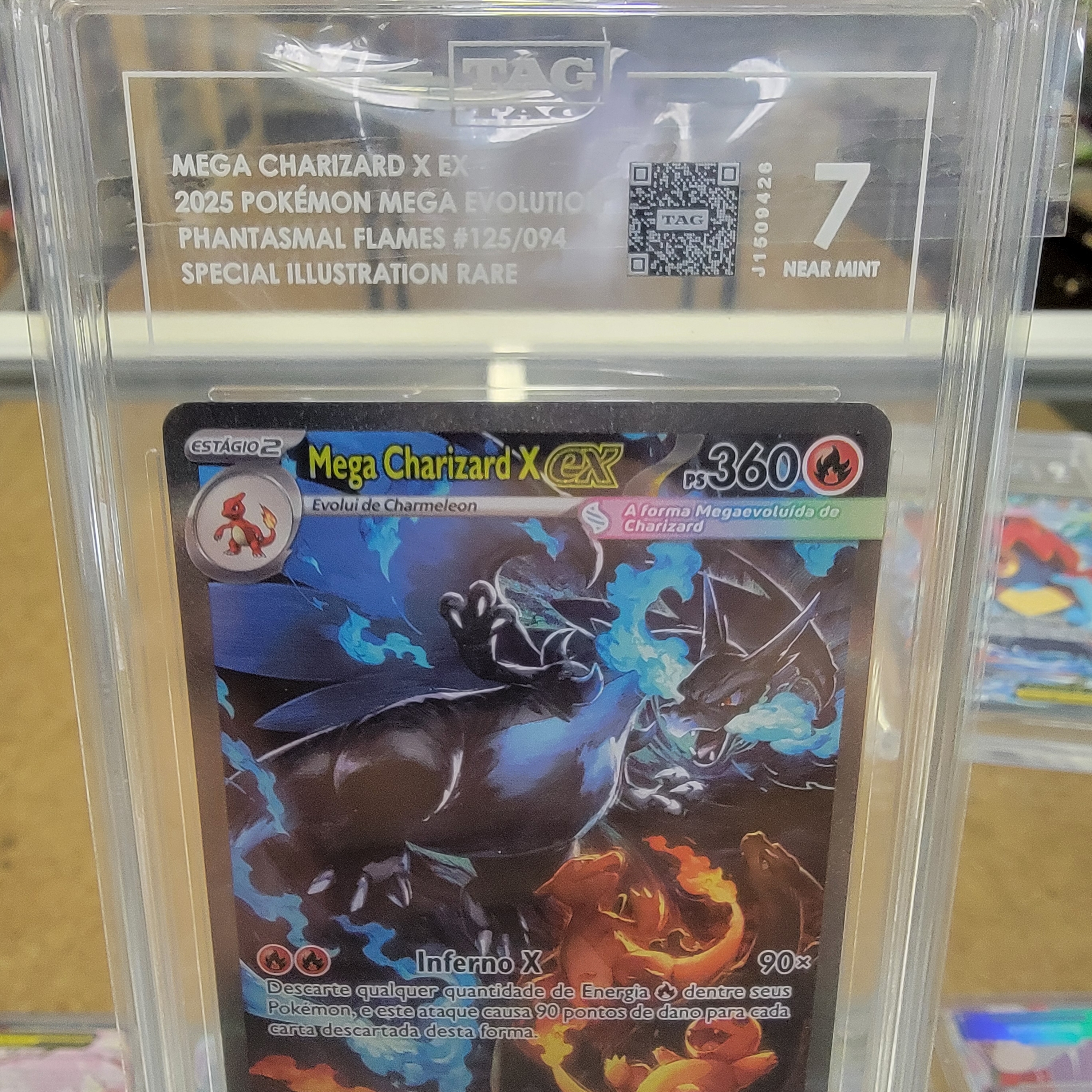 Tag 7 Spanish Mega Charizard Ex SIR Graded Card