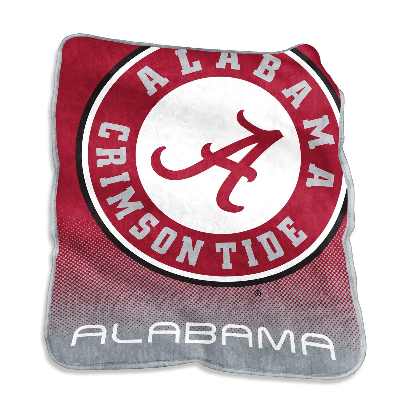 Alabama Crimson Tide Team Stripe Raschel Throw Blanket 50x60" — view 1