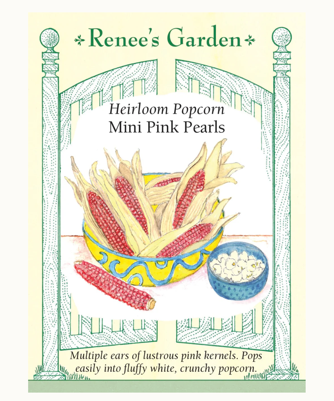 Renee's Garden | Heirloom Popcorn Mini Pink Pearls