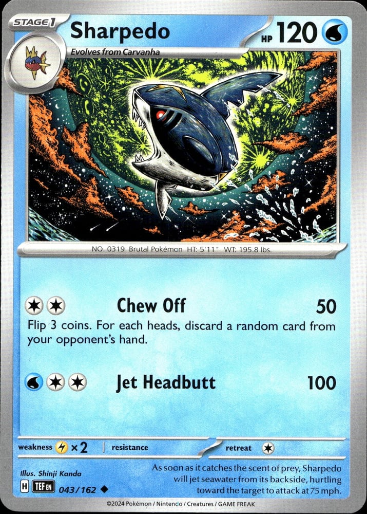 Sharpedo - SV05 43/162