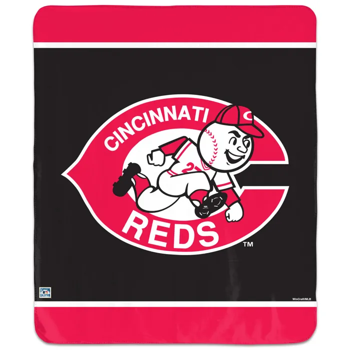 Cincinnati Reds Cooperstown Collection Winning Image Blanket 50x60"