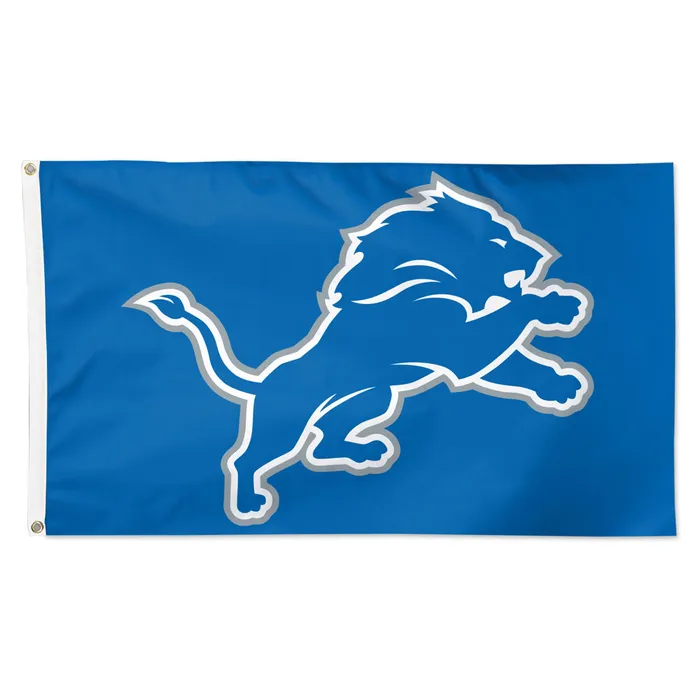 Detroit Lions Blue Flag 3x5'