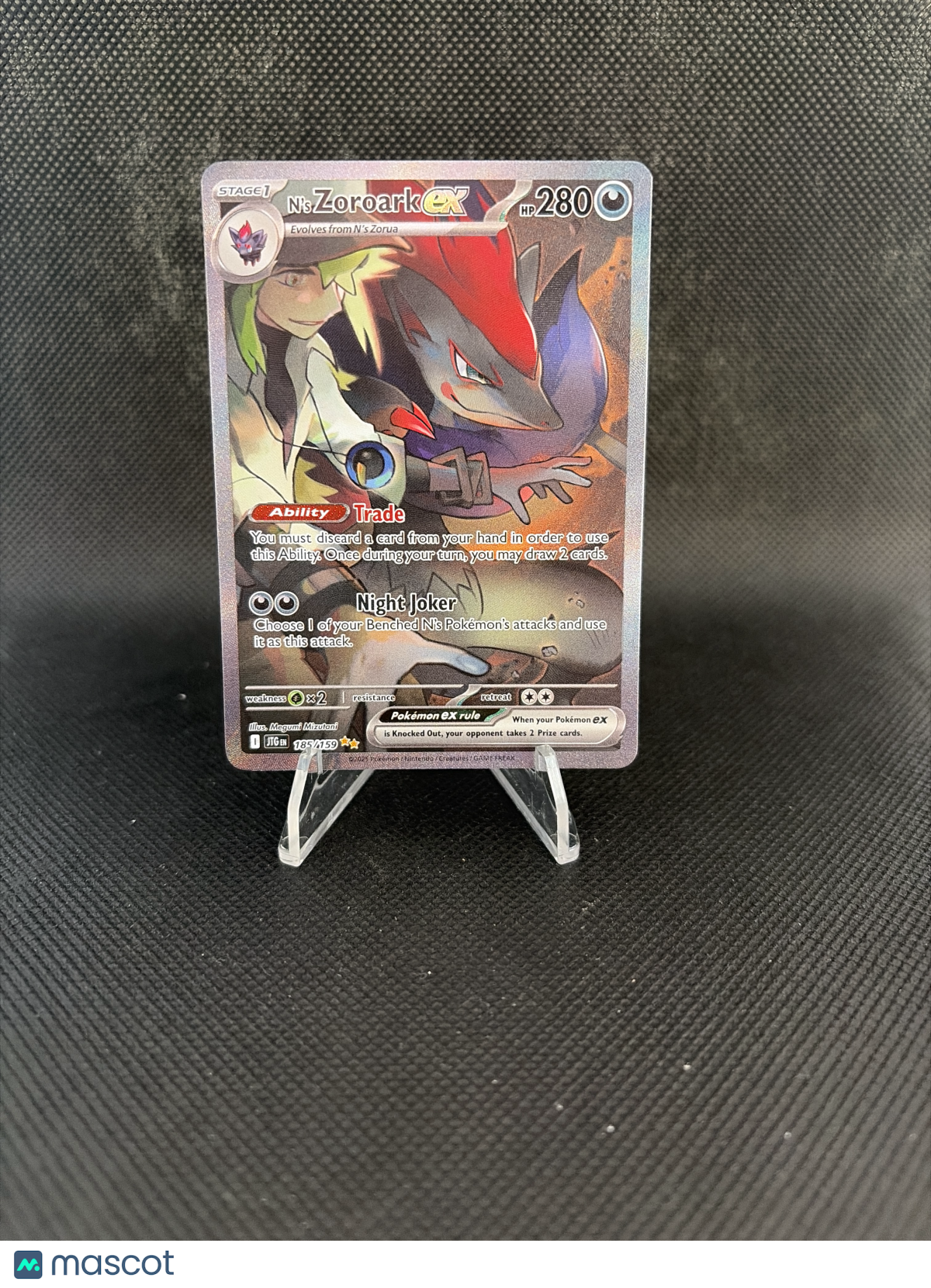2025 Journey Together N'S Zoroark EX 185/159