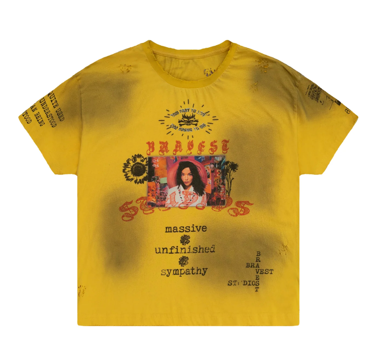 Bravest Studios Yellow Heirloom Tee