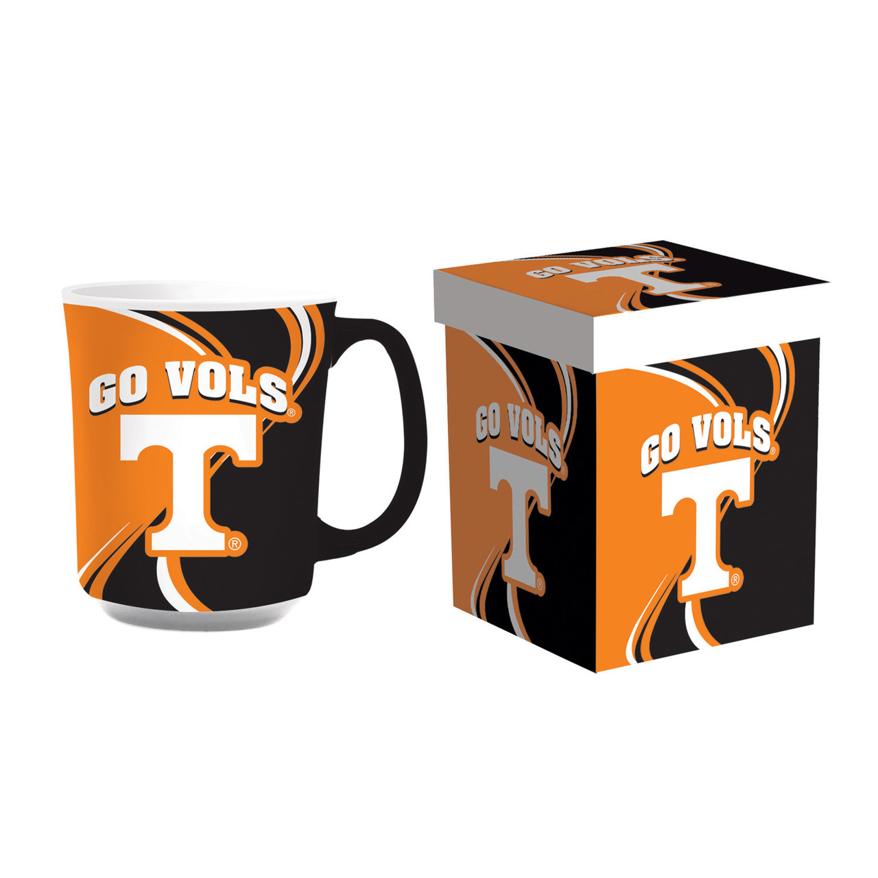 Tennessee Volunteers Ceramic Coffee Mug with Matching Box 14oz