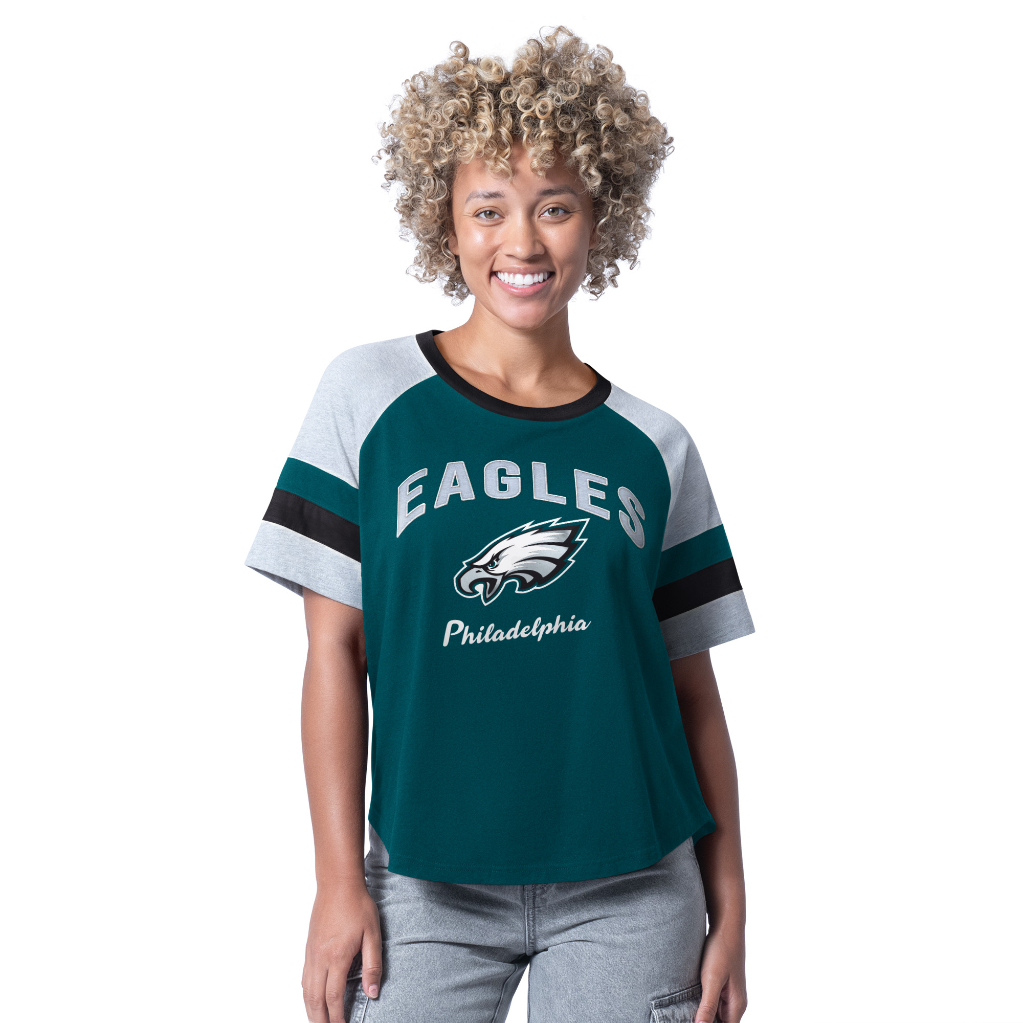 Philadelphia Eagles Ladies g-III Embroidered Overtime Shirt