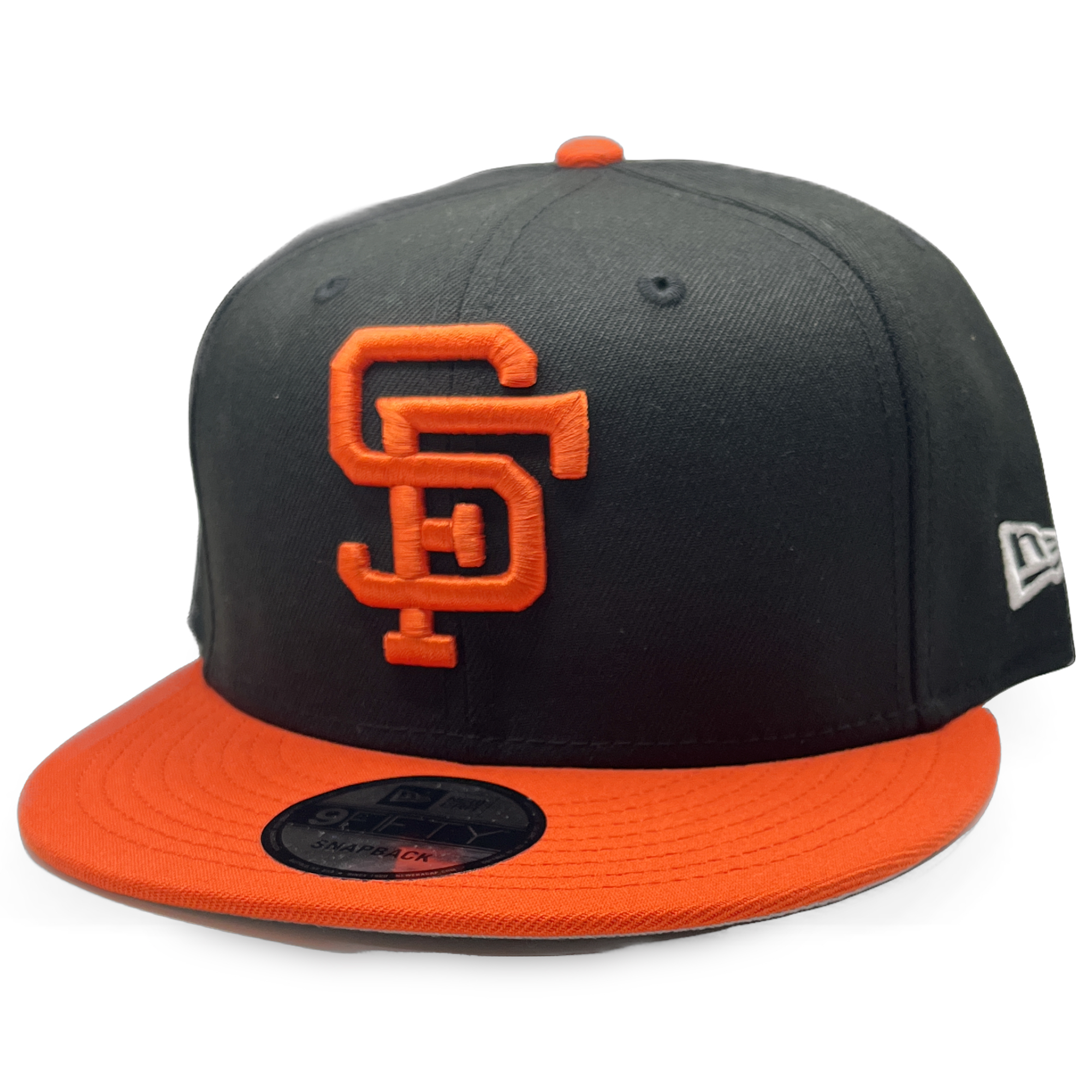 San Francisco Giants New Era 9FIFTY Black/Orange Snapback Hat