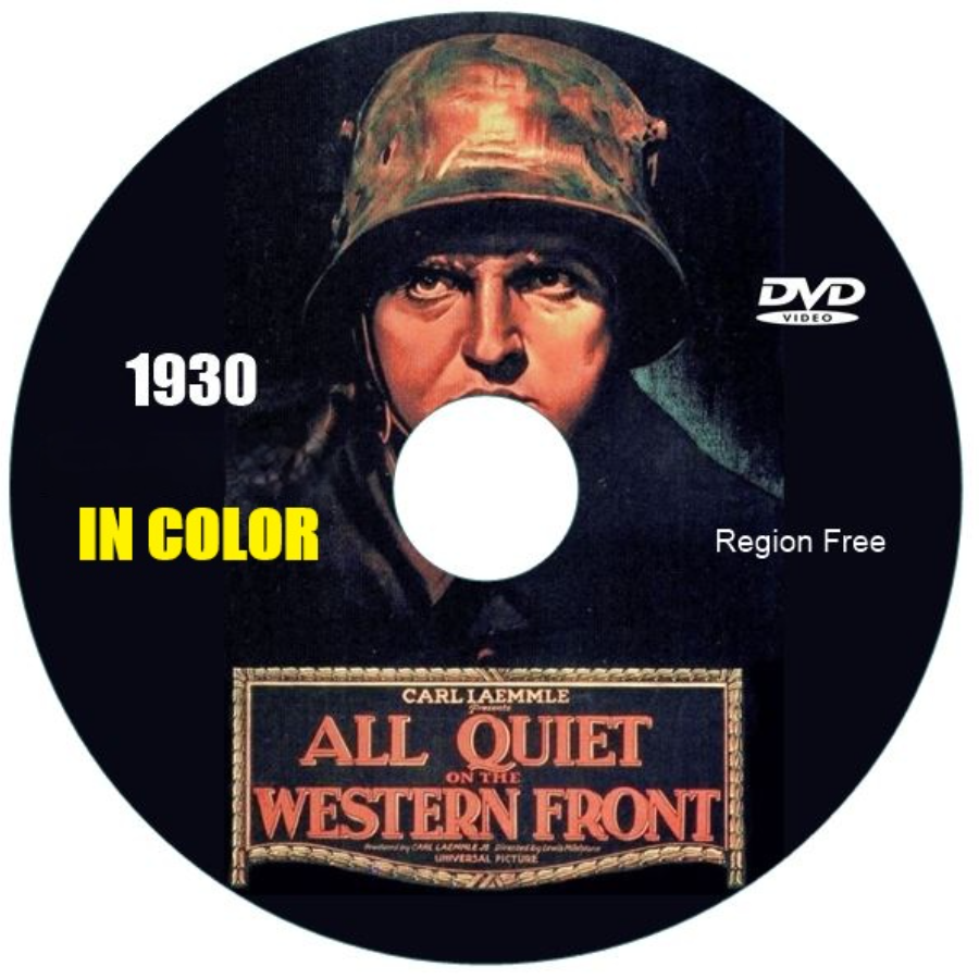 All Quiet on The Western Front (1930) in Color, DVD