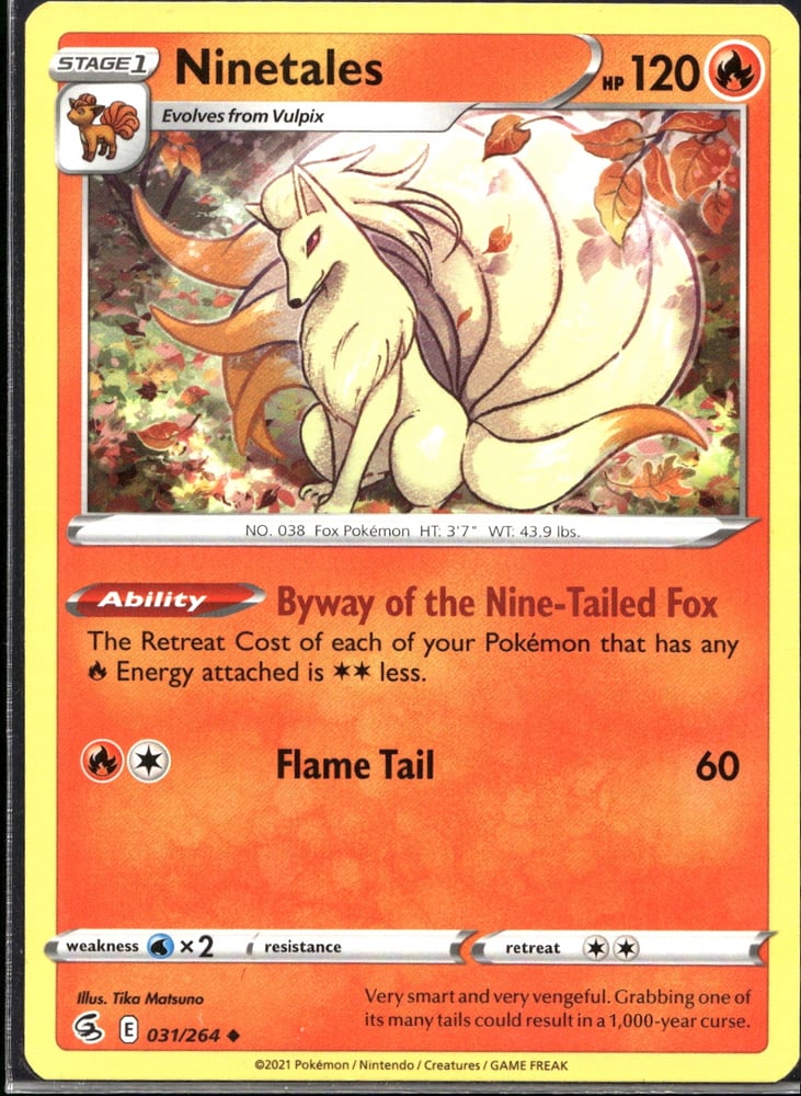 Ninetales - SWSH8 31/264