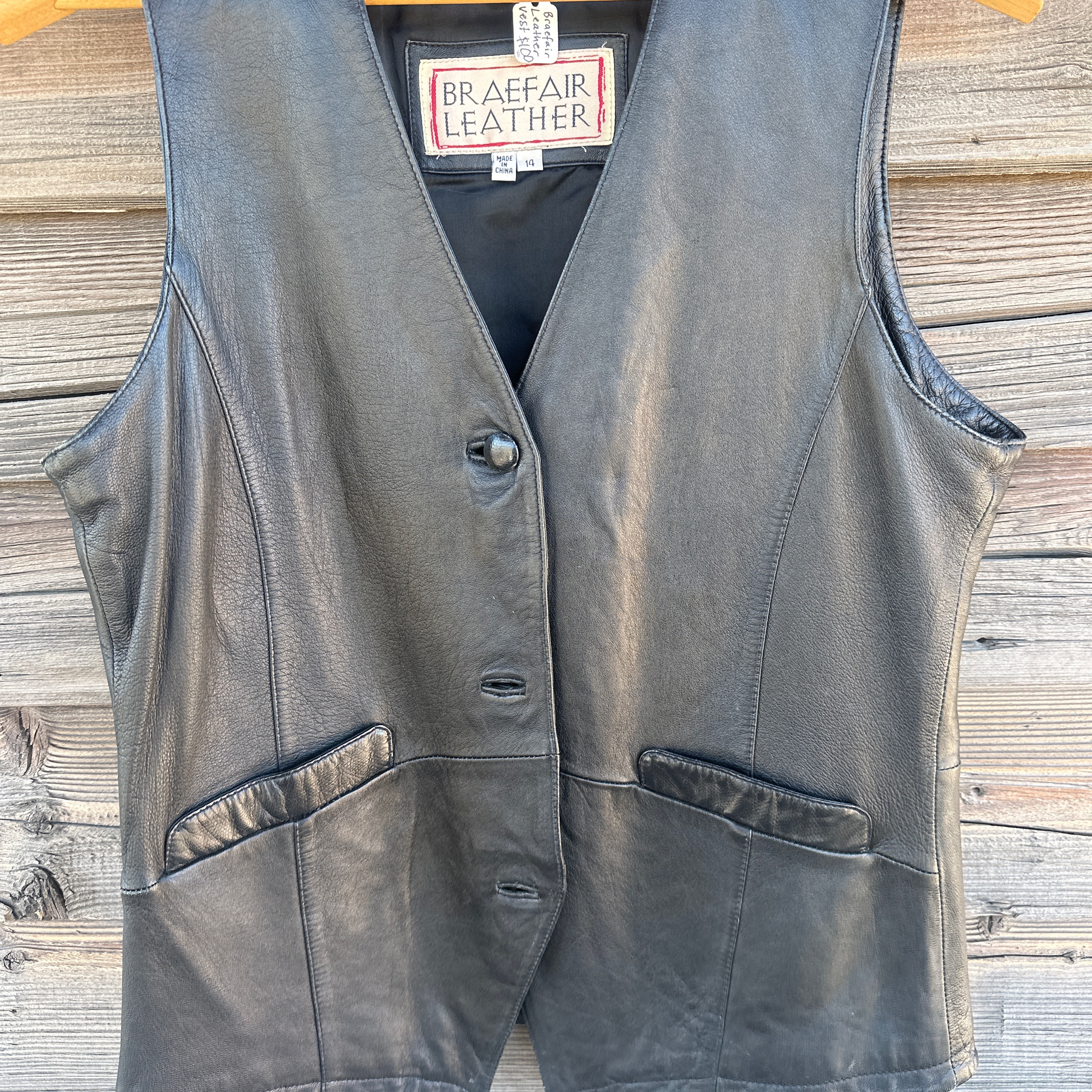 Braefair Leather Vest