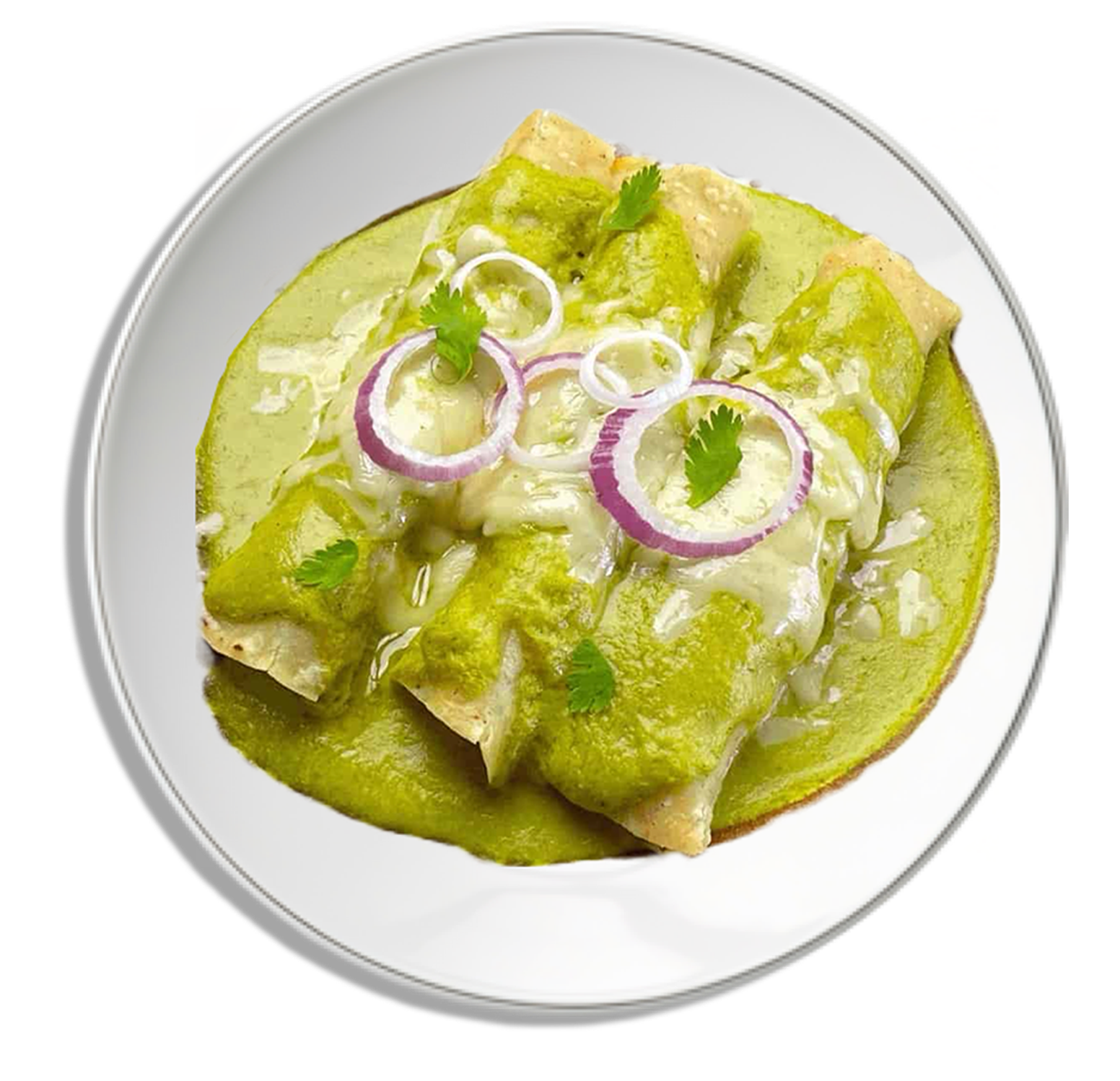 C2 Chicken or cheese Enchilada