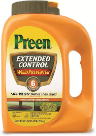 Preen Extended Control Weed Preventer, 4.9 lb.