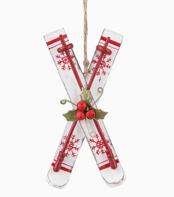 Nordic Ski Ornament