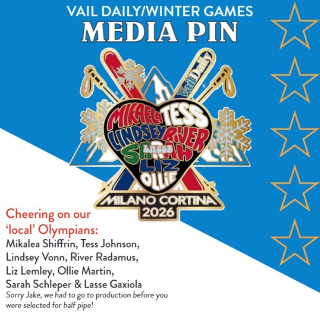 Vail Daily Winter Games Media Pin 2026