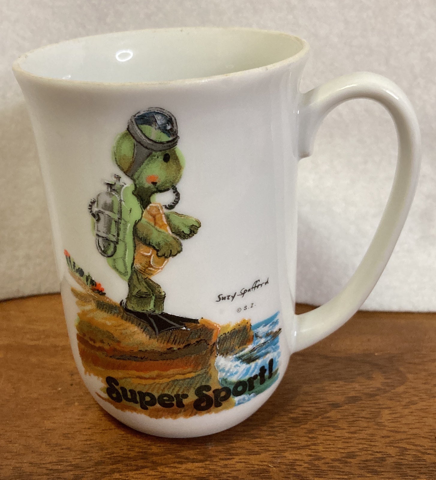 Vintage Enesco Japan 1976 Suzy's Zoo "Super Sport" Mug Cup