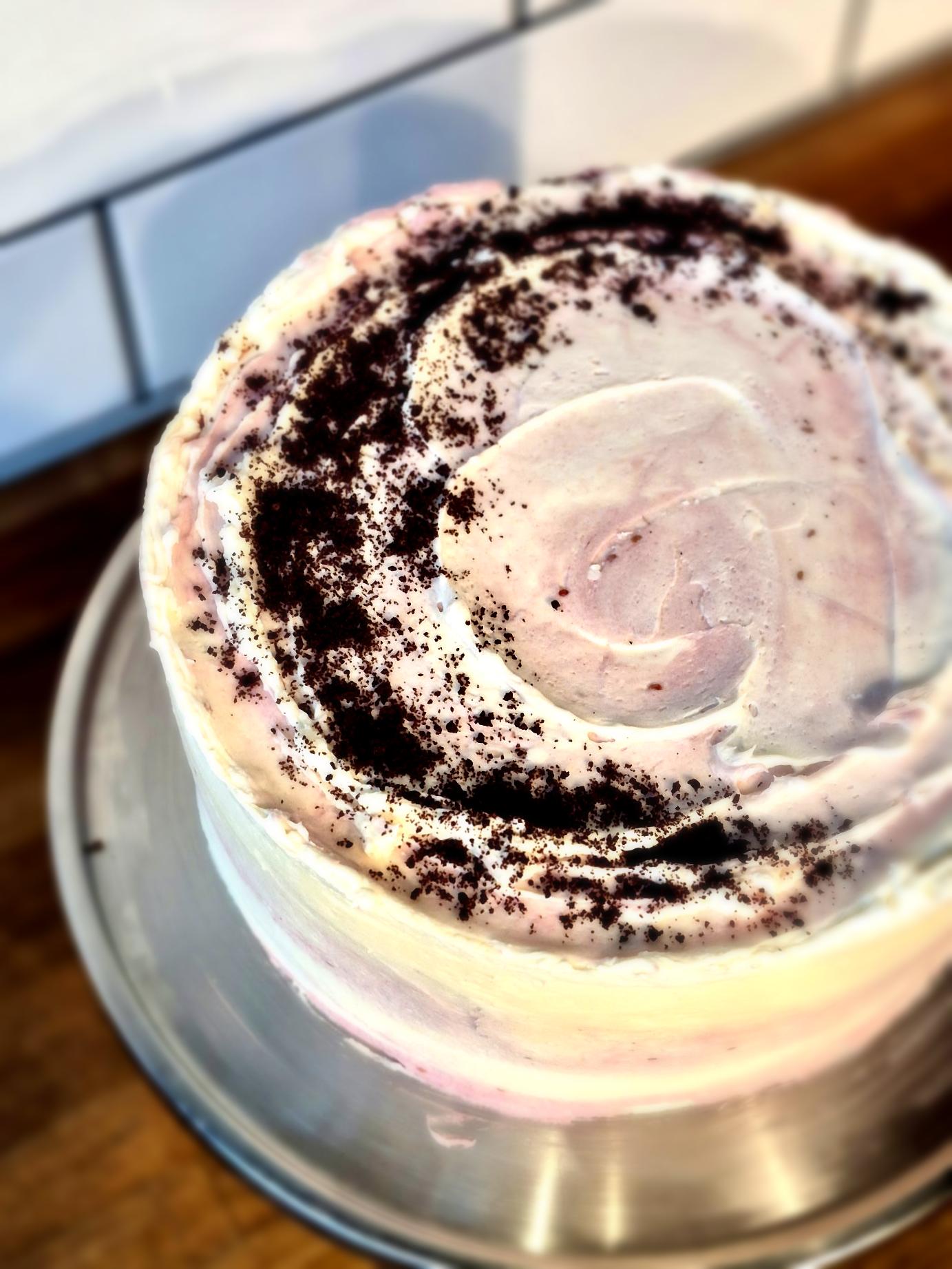 Double Chocolate Raspberry Cake