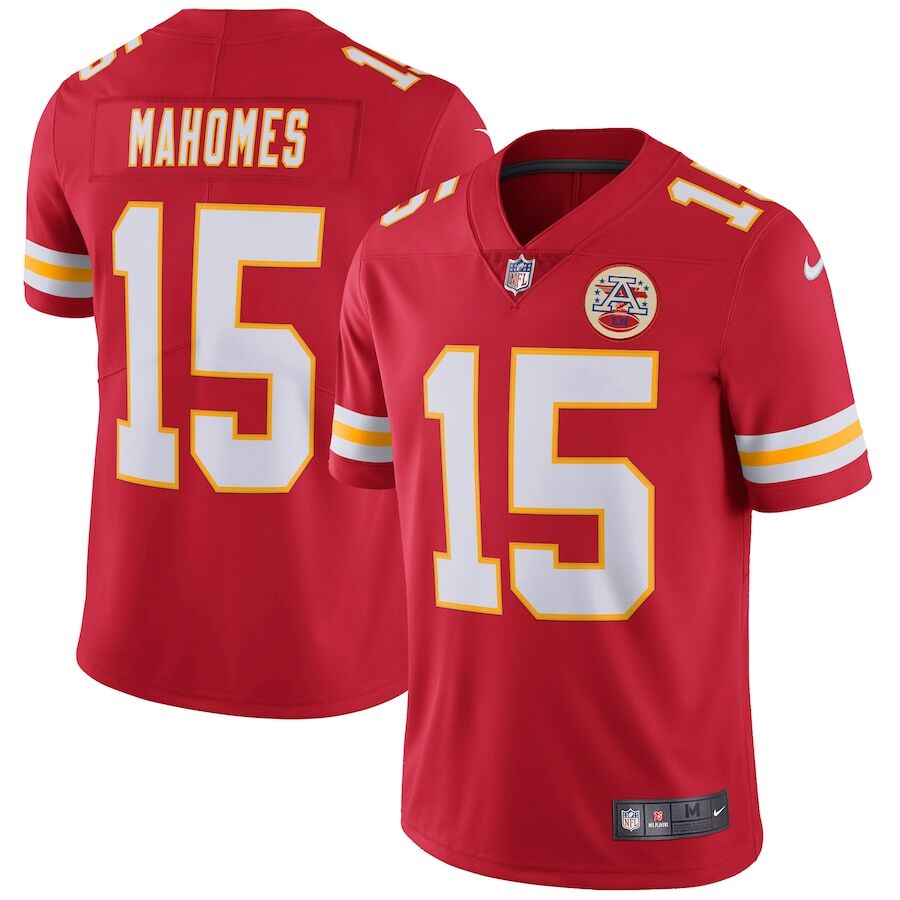 Kansas City Chiefs Patrick Mahomes #15 Nike Limited Red Jersey